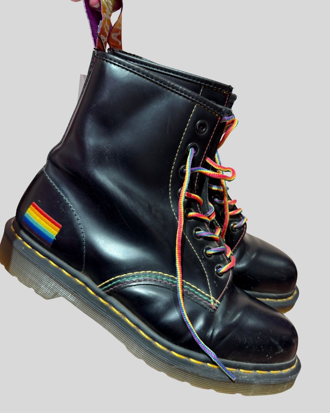 Doc Martens Rainbow Lace Up Boots (10W9M)