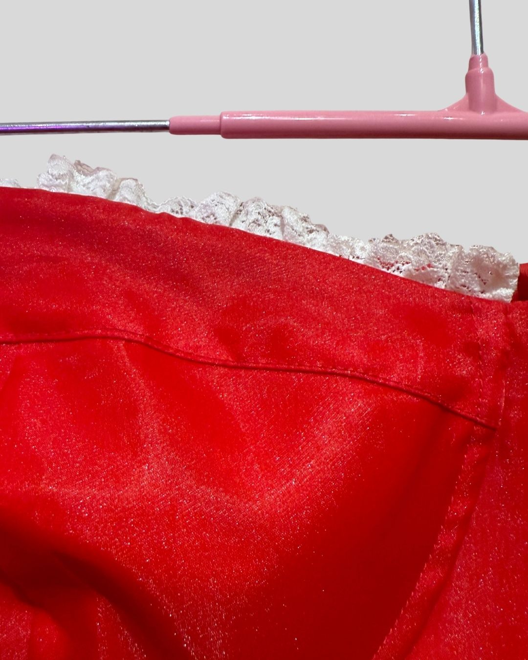 SEKLIE red organza corset dress (2X)