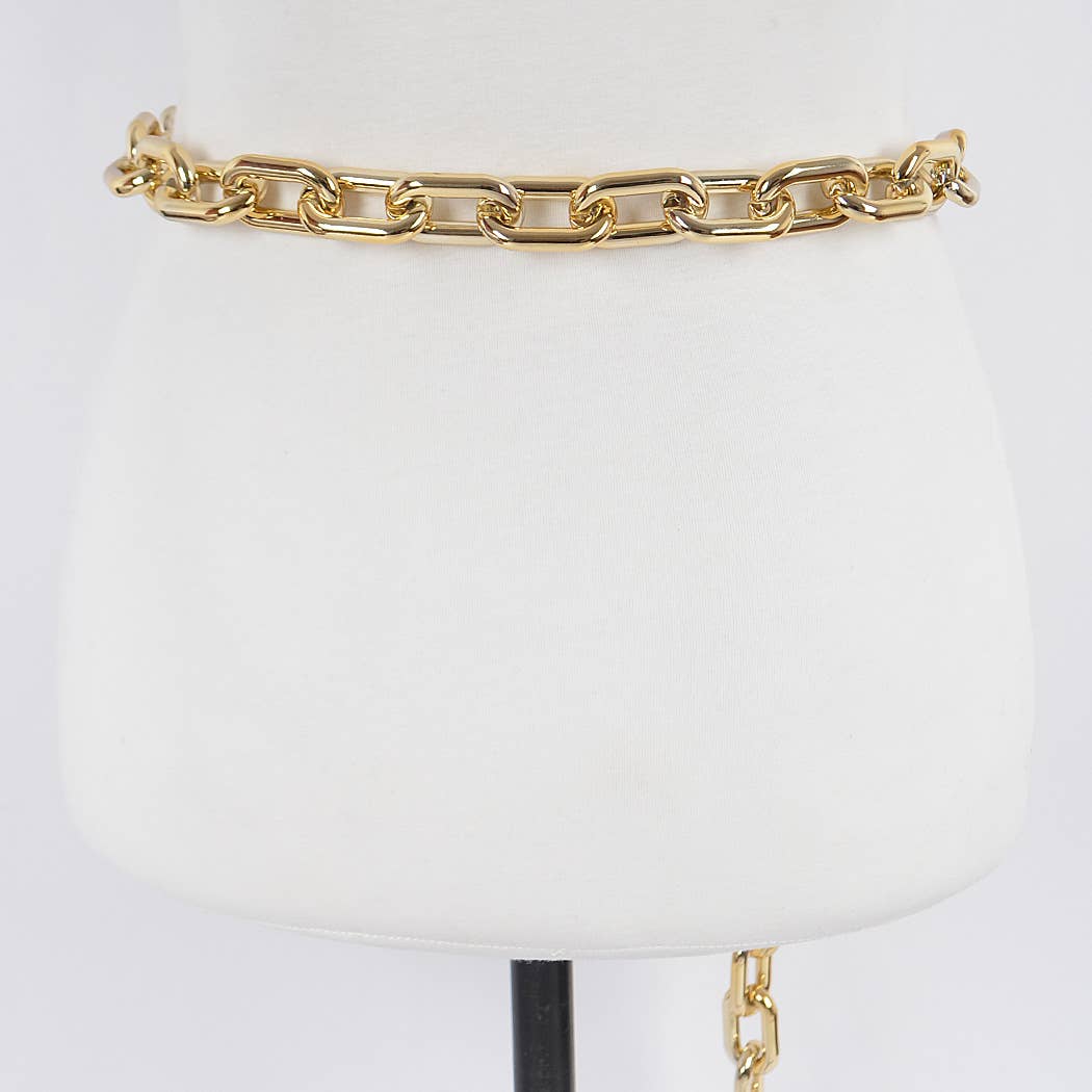 Oversized Plus Size Chain Belt: SL