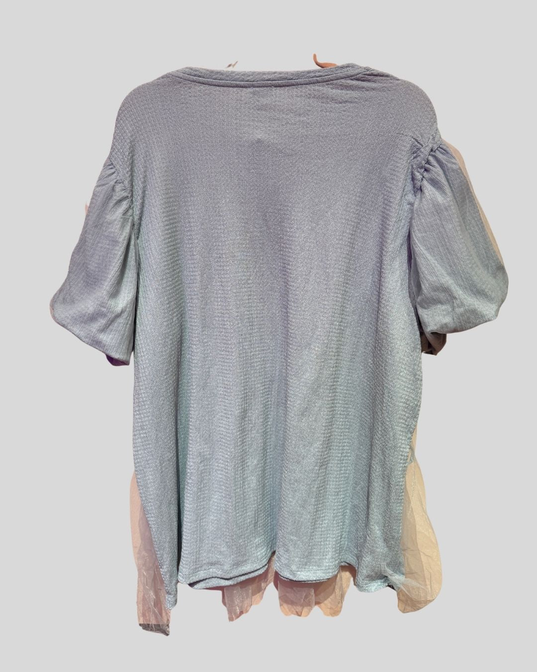 River Island Blue Tulle Tunic (16)