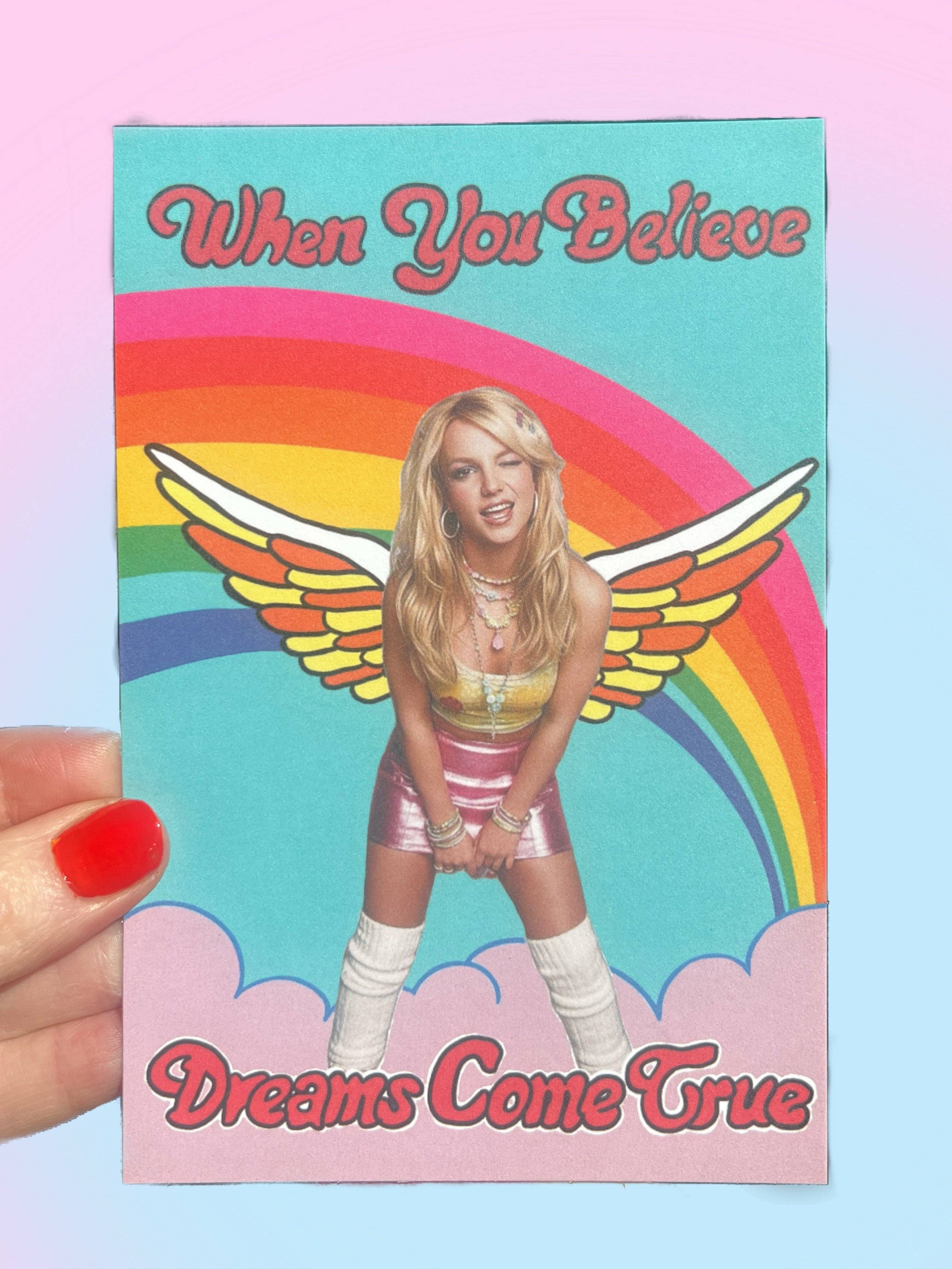 POSTCARD Y2K Affirmation