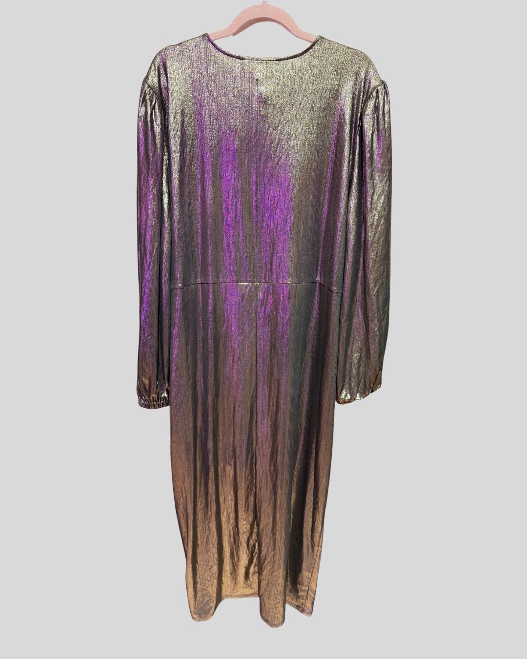 Nina Parker NWT Gold Gathered Dress (3X)