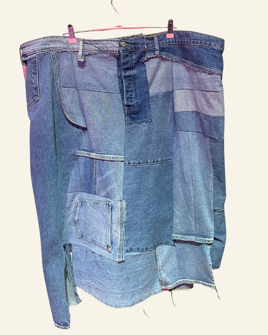 FCXPBK REWORKED DENIM SKIRT