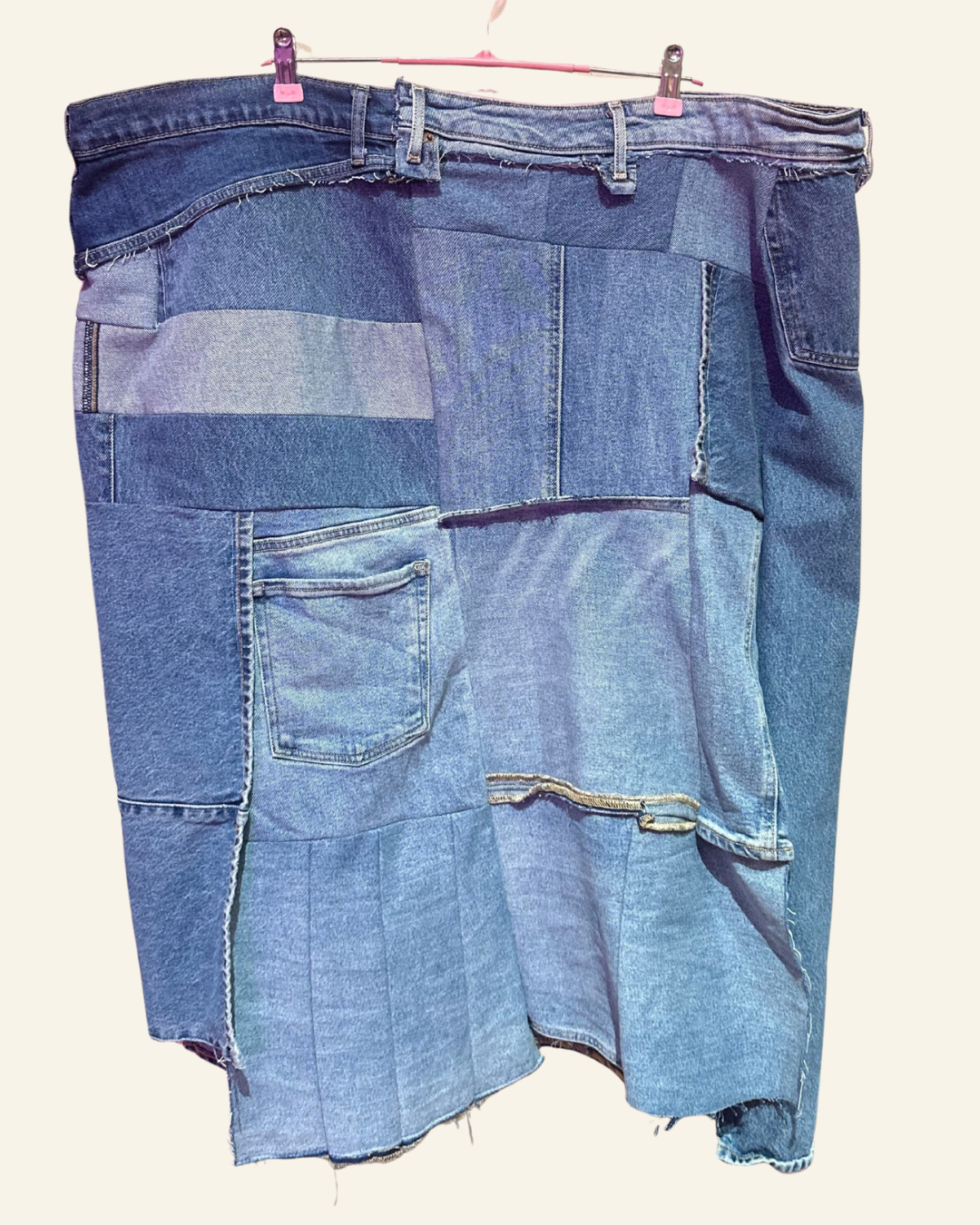 FCXPBK REWORKED DENIM SKIRT