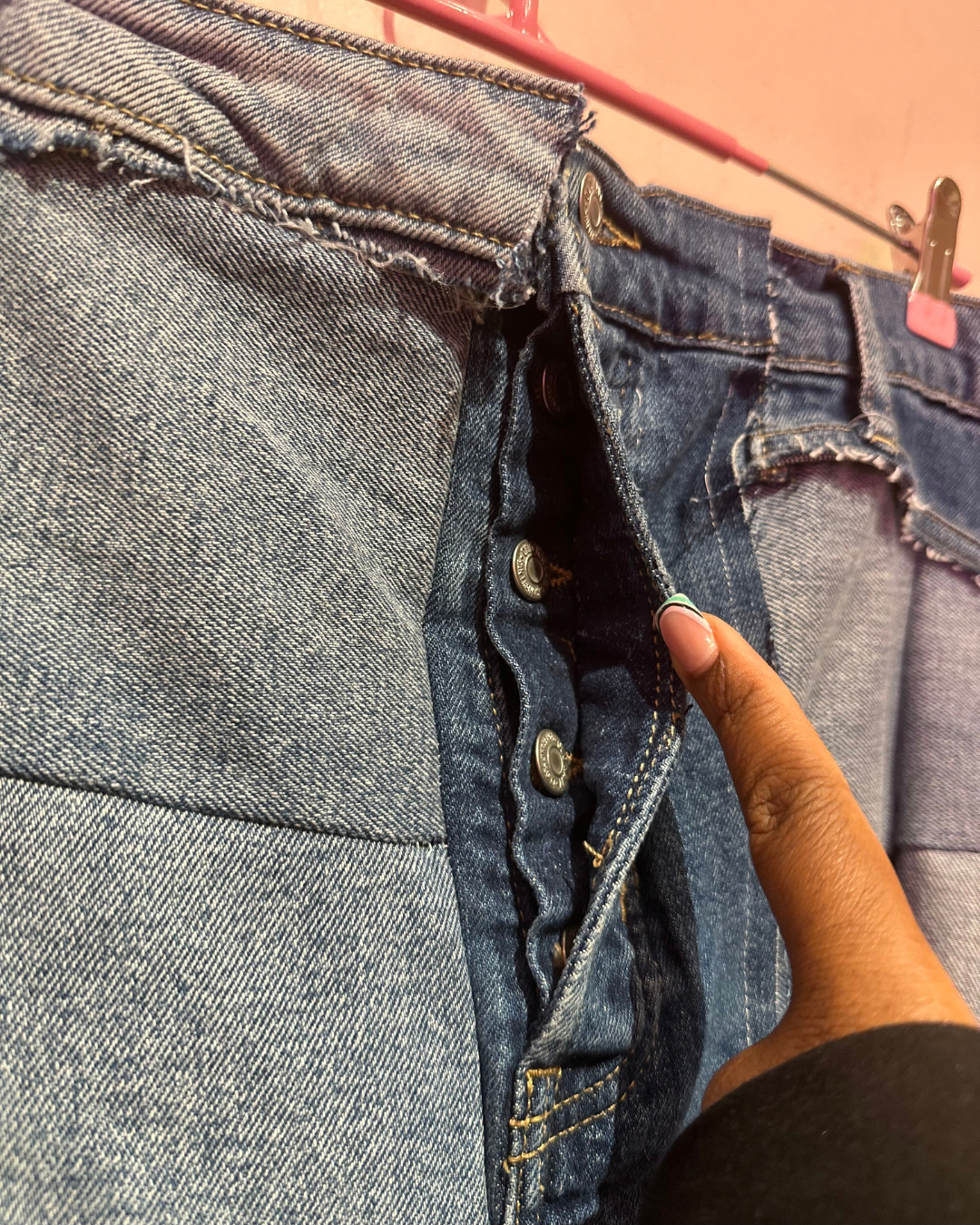 FCXPBK REWORKED DENIM SKIRT
