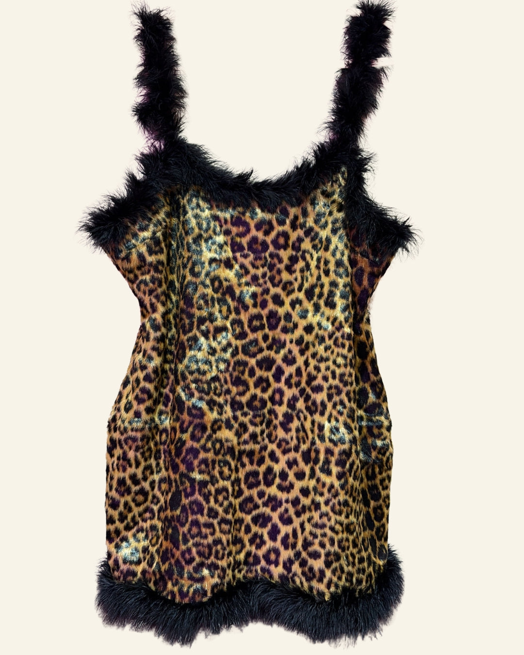 NWT Tyler McGillivary Cheetah Mini Dress (1XL)