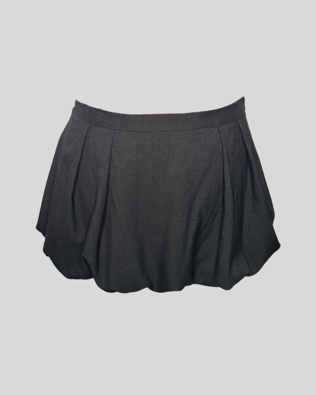 Future Collective Grey Bubble Mini Skirt (L)