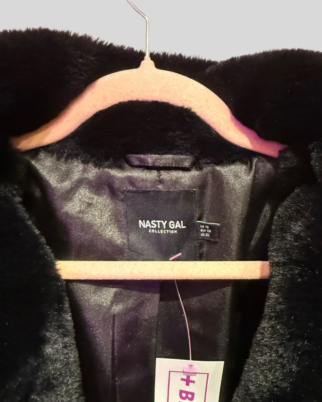 Nasty gal black faux fur coat (18)