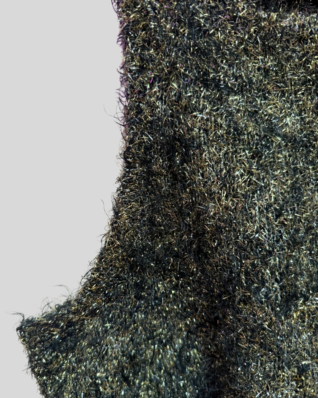 NASTYGAL gold tinsel tank (M fits 1X/2X)