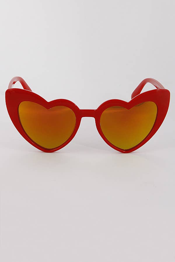 Shop Neighbors - Heart Fashion Sunglasses: MIX COLOR