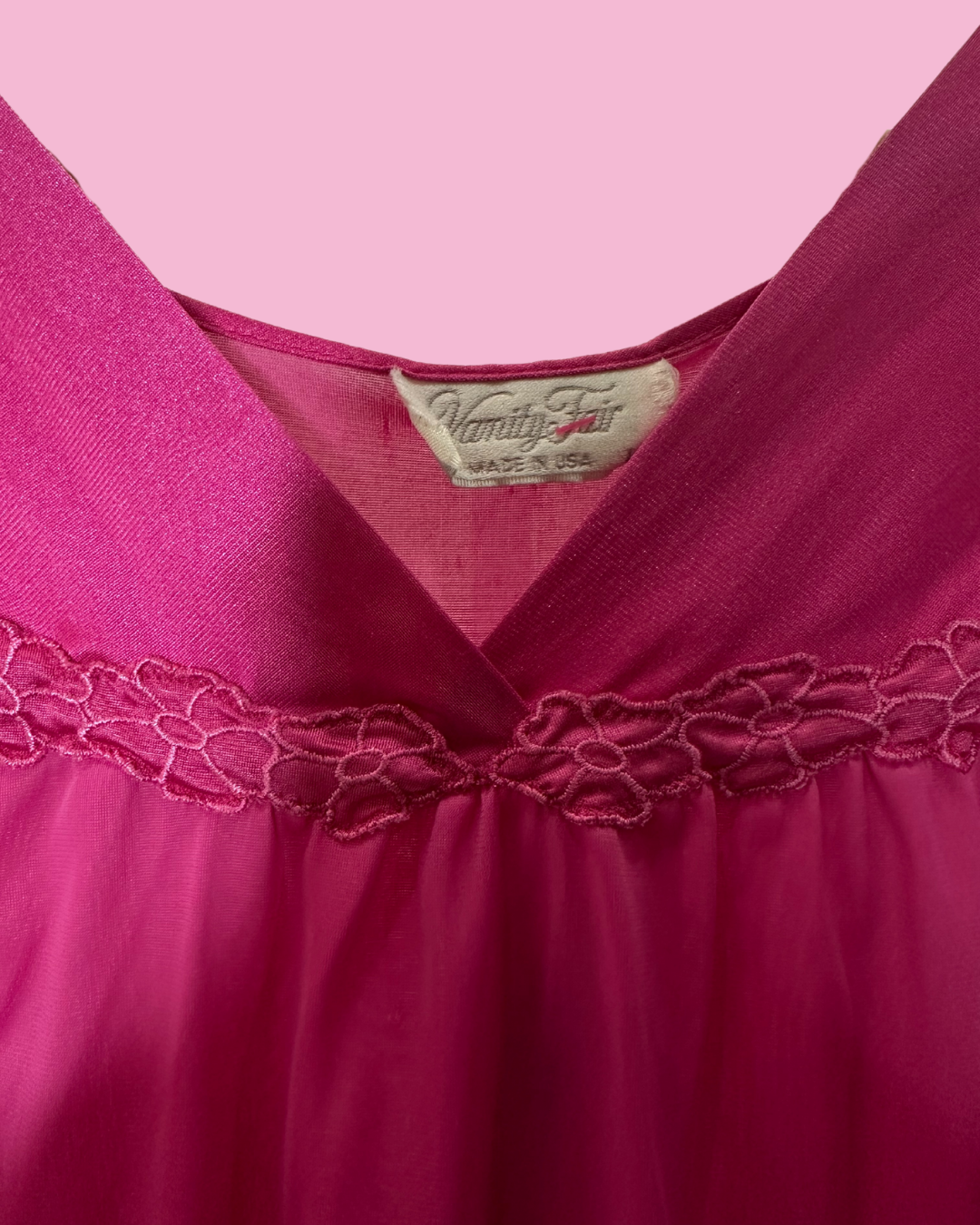 Vintage Vanity Fair Slip Dress (L)