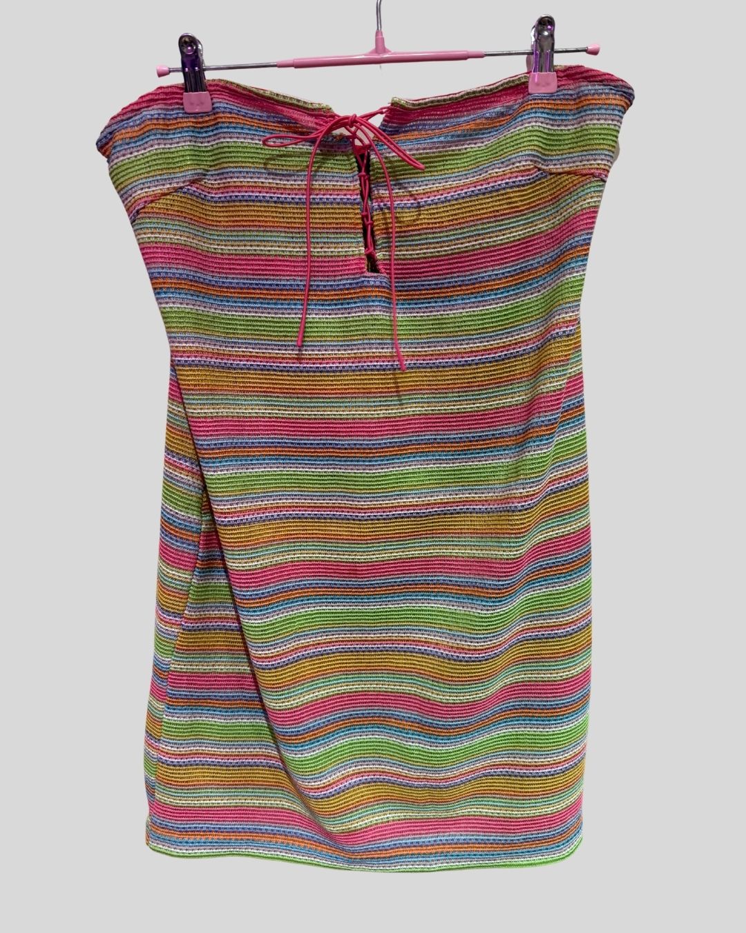 Pretty Little Thing colorful crochet dress (18)