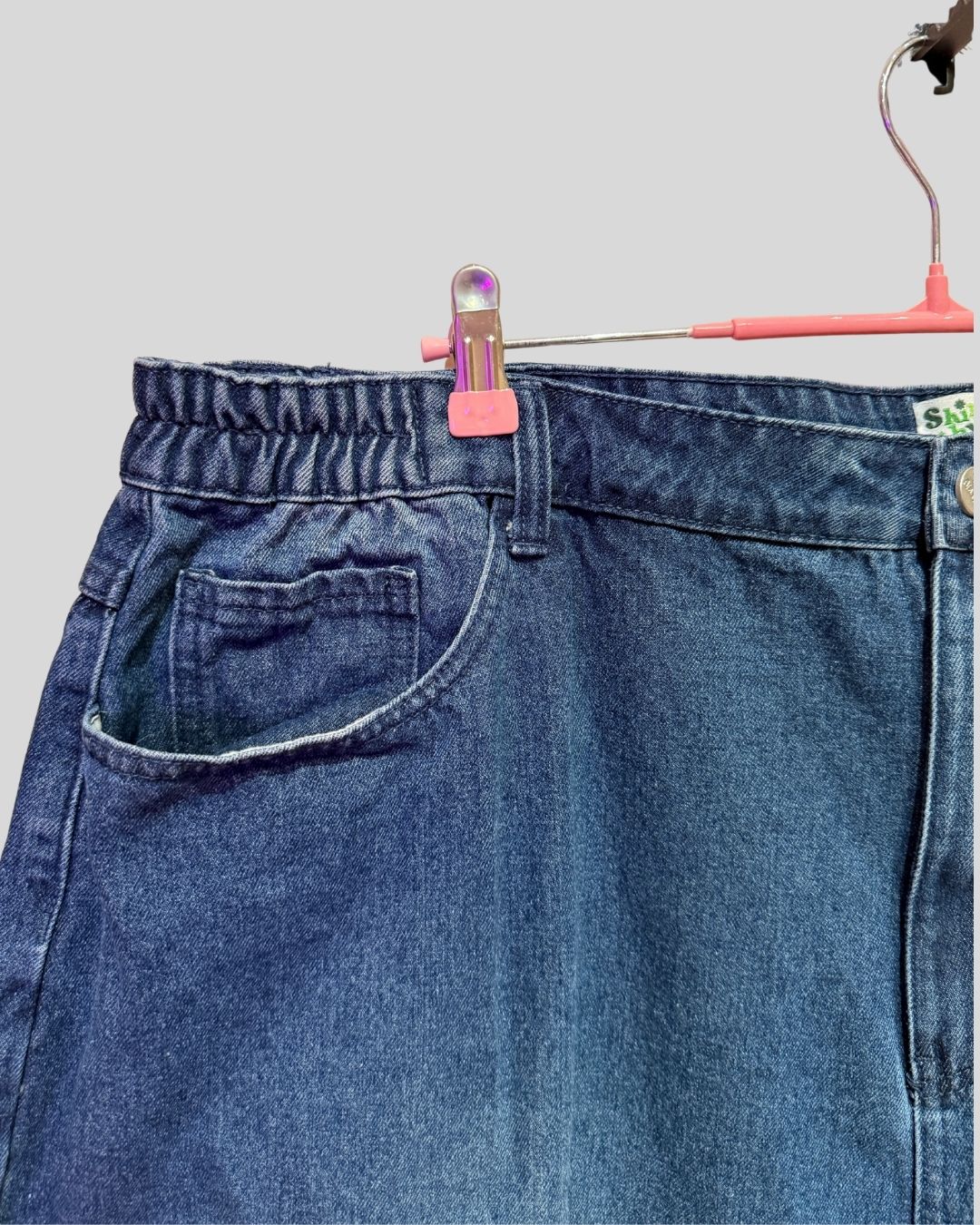 Shiny By Nature Red Heart Cutout Jeans (4X)