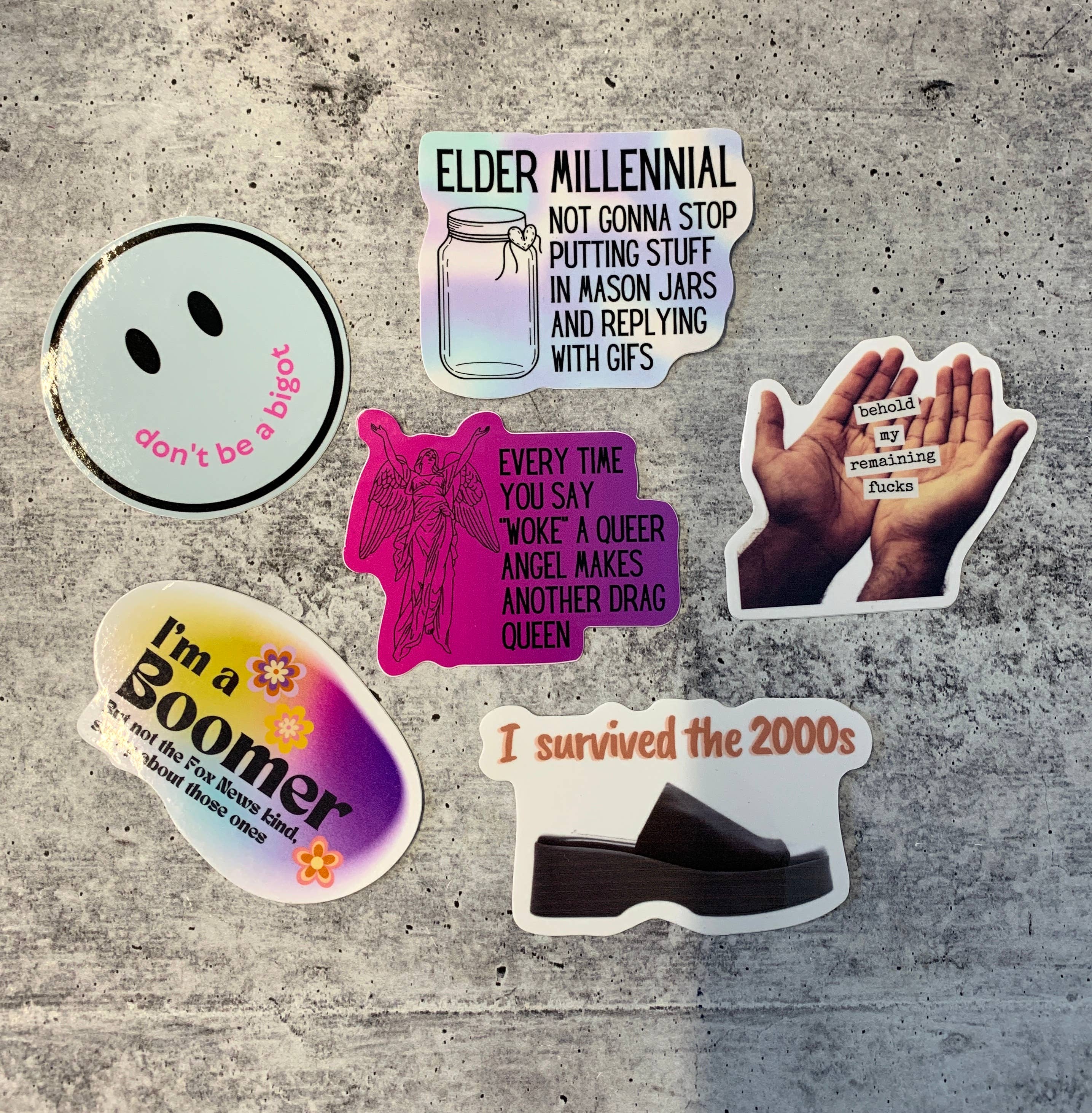 Behold My Remaining Fucks Sticker