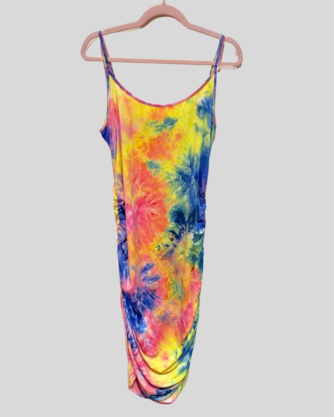 Fashion Nova pink tie dye dress (3x)
