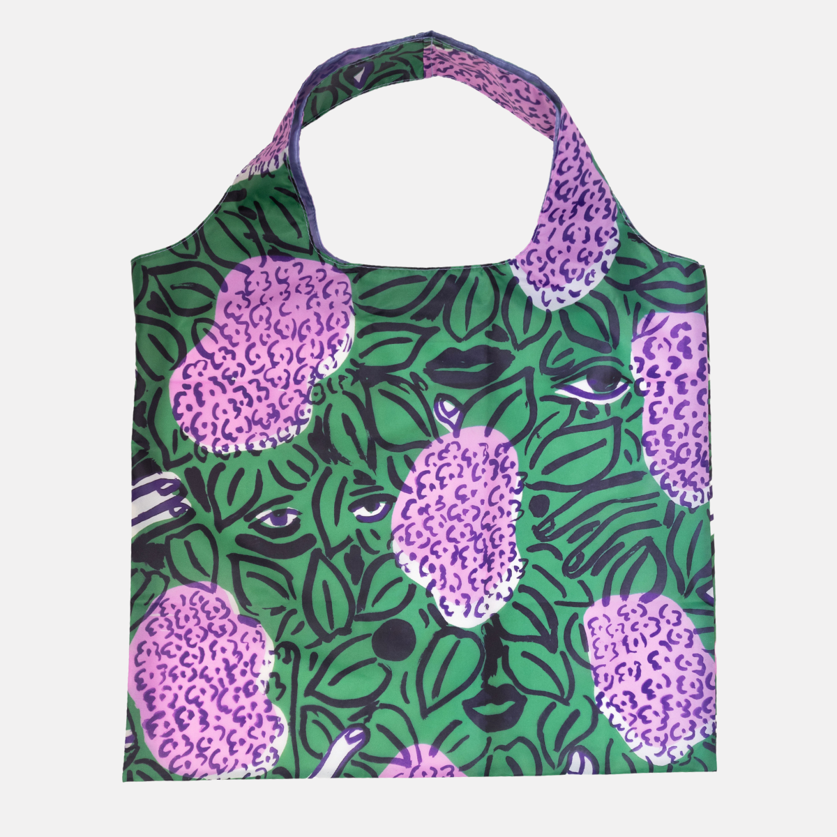 Lilacs Art Sack® by Sophy Naess - Reusable Floral Tote