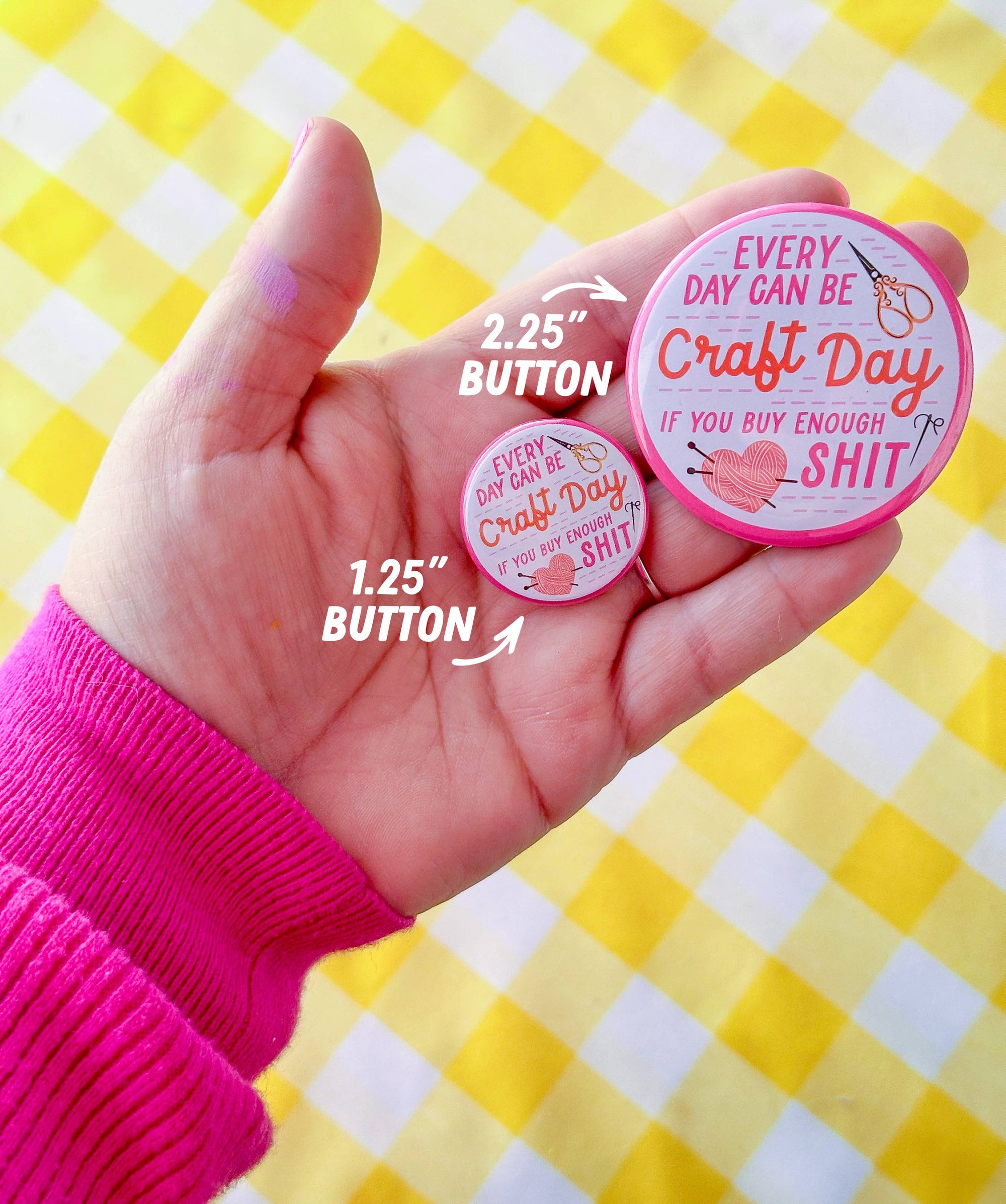 Thicc and Tired (Button!): 1.25"