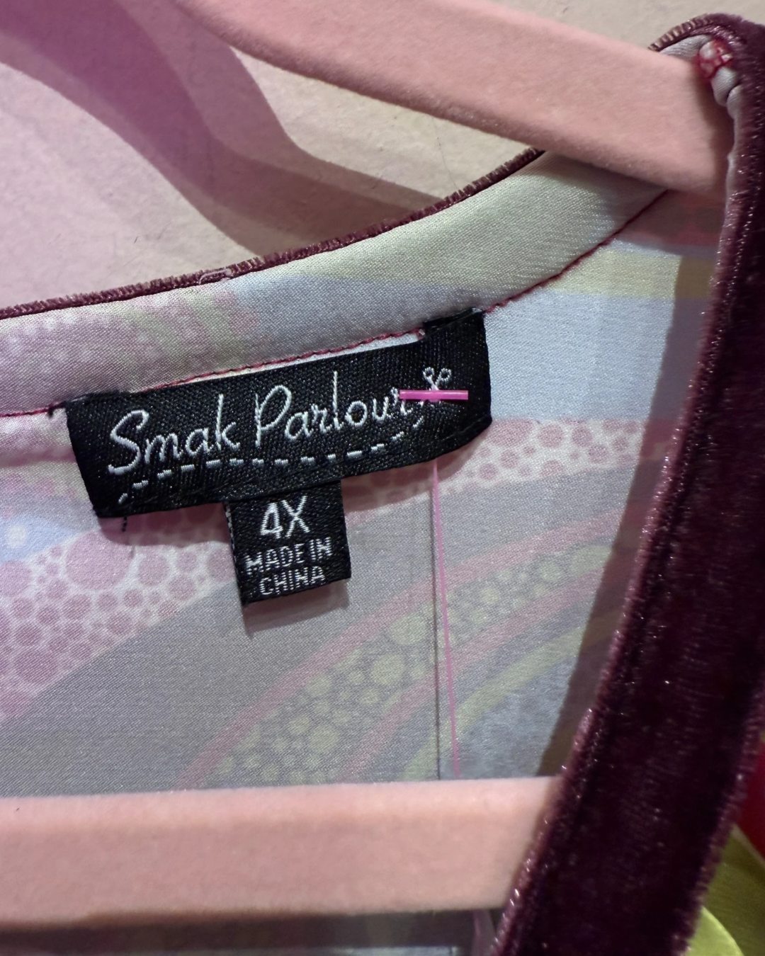 Smak Parlour Paisley Satin Dress (fits 3X)