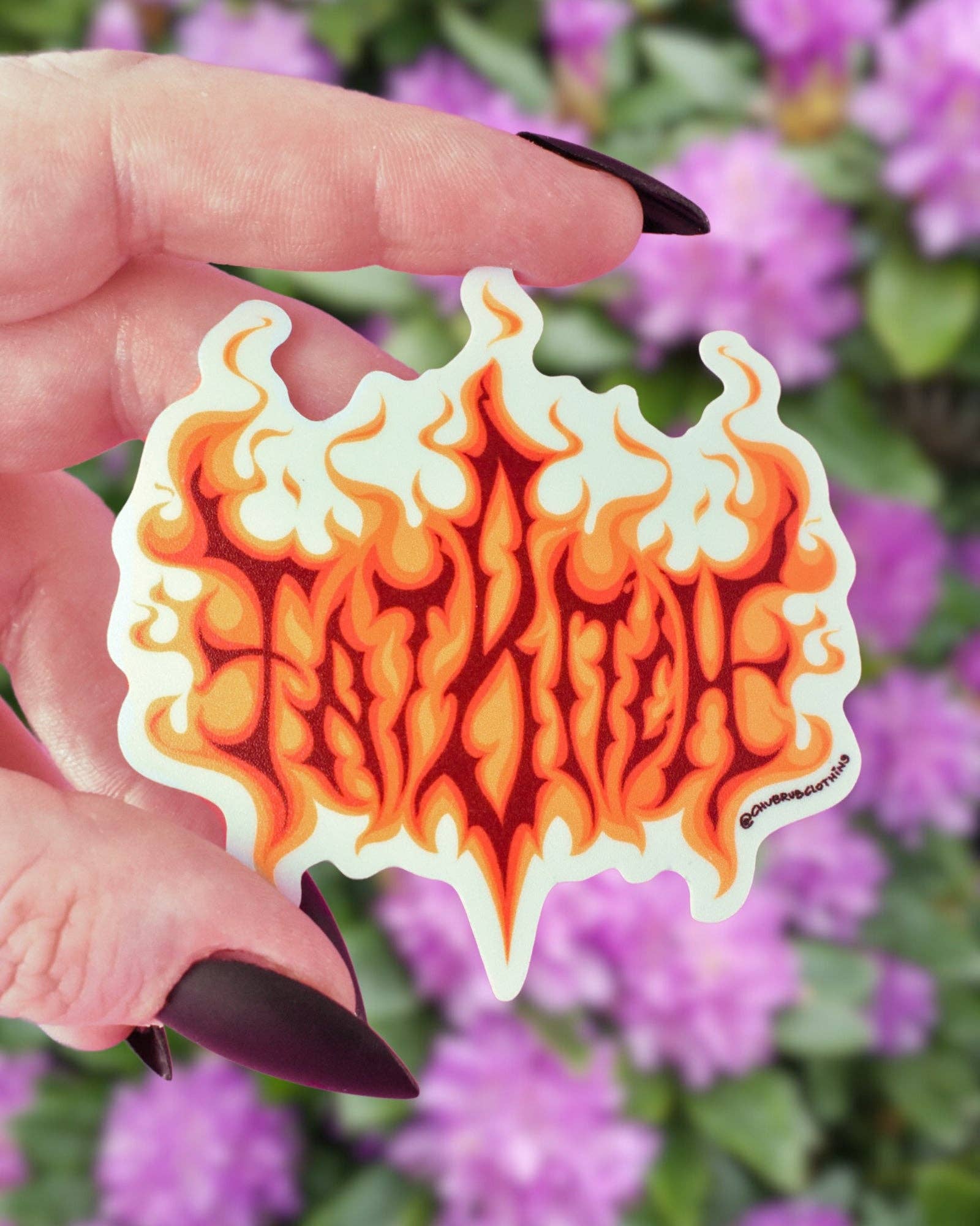 Fat Fire Sticker