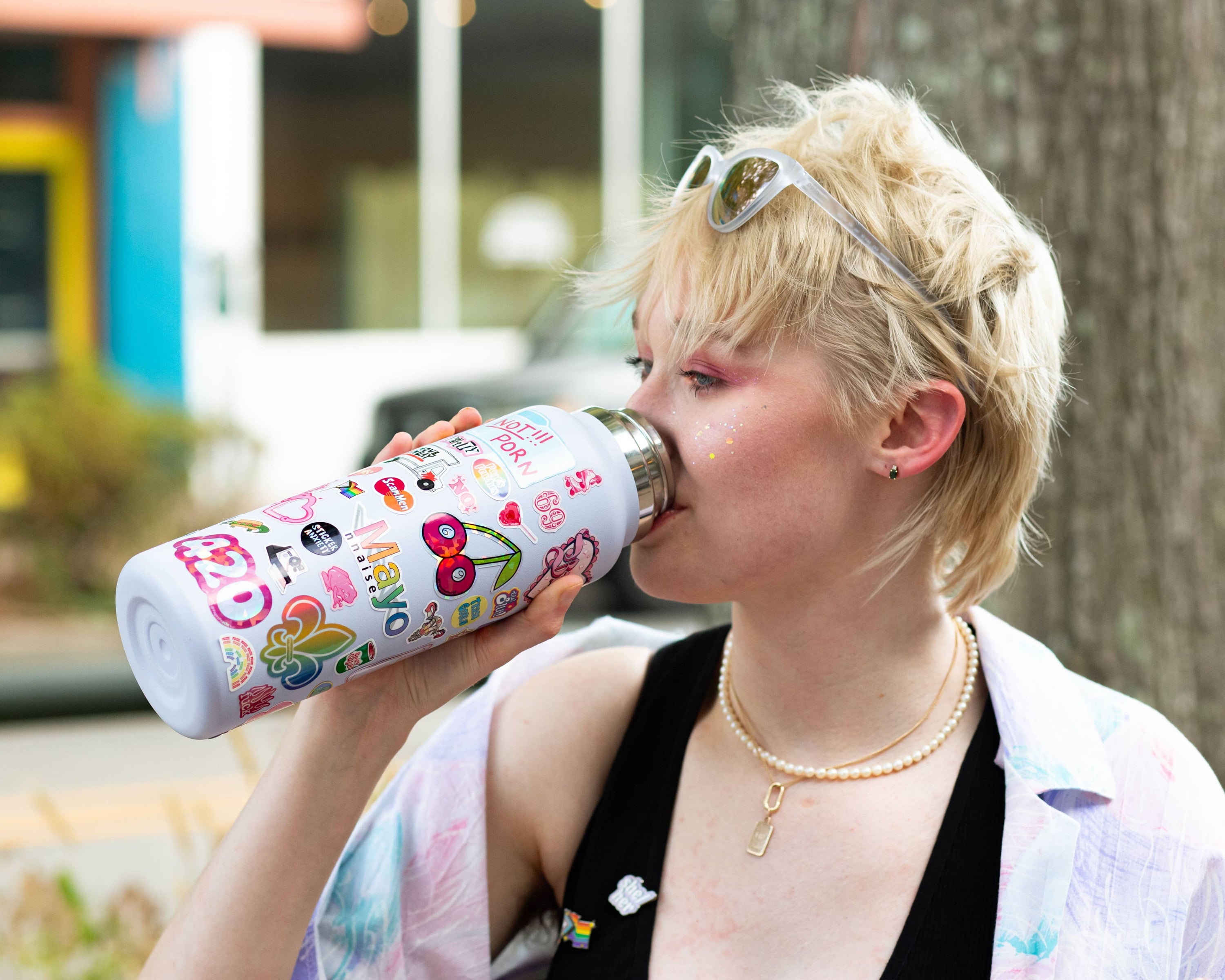 Men's Opinions Waterproof Vinyl Sticker for Water Bottles