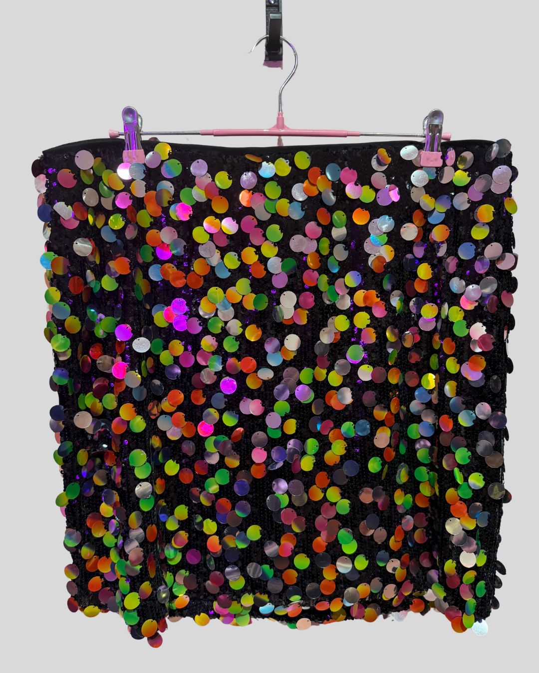 ELOQUII rainbow sequin skirt (18)