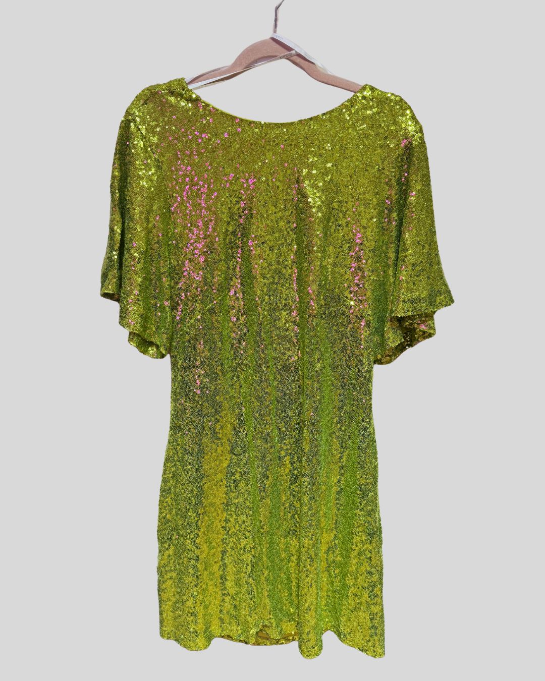 ELOQUII green sequin mini dress (14)