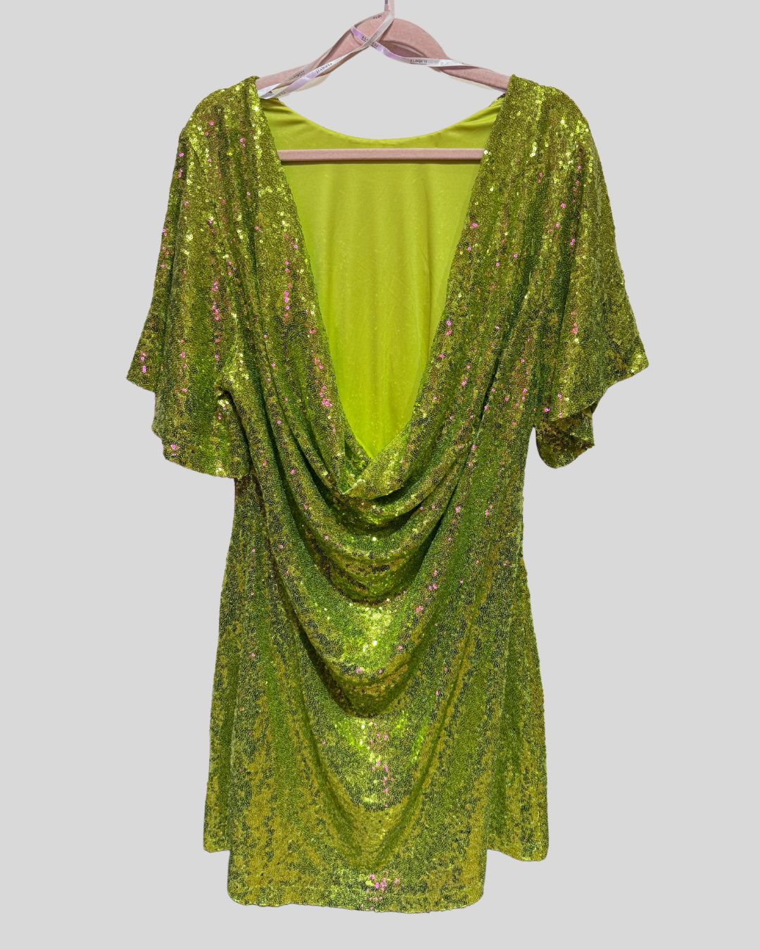 ELOQUII green sequin mini dress (14)
