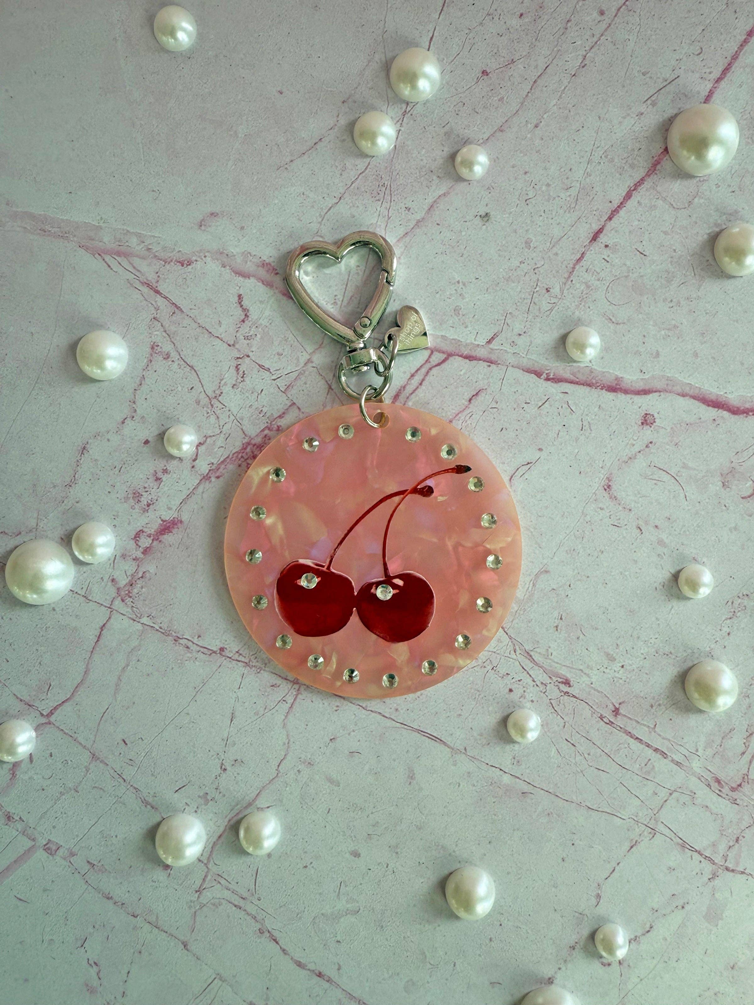 Maraschino Cherry Keychain