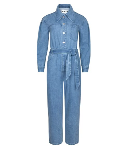 WRAY NWT Denim Blue Stone Orchard Belted Jumpsuit 3x, 4x, 5x