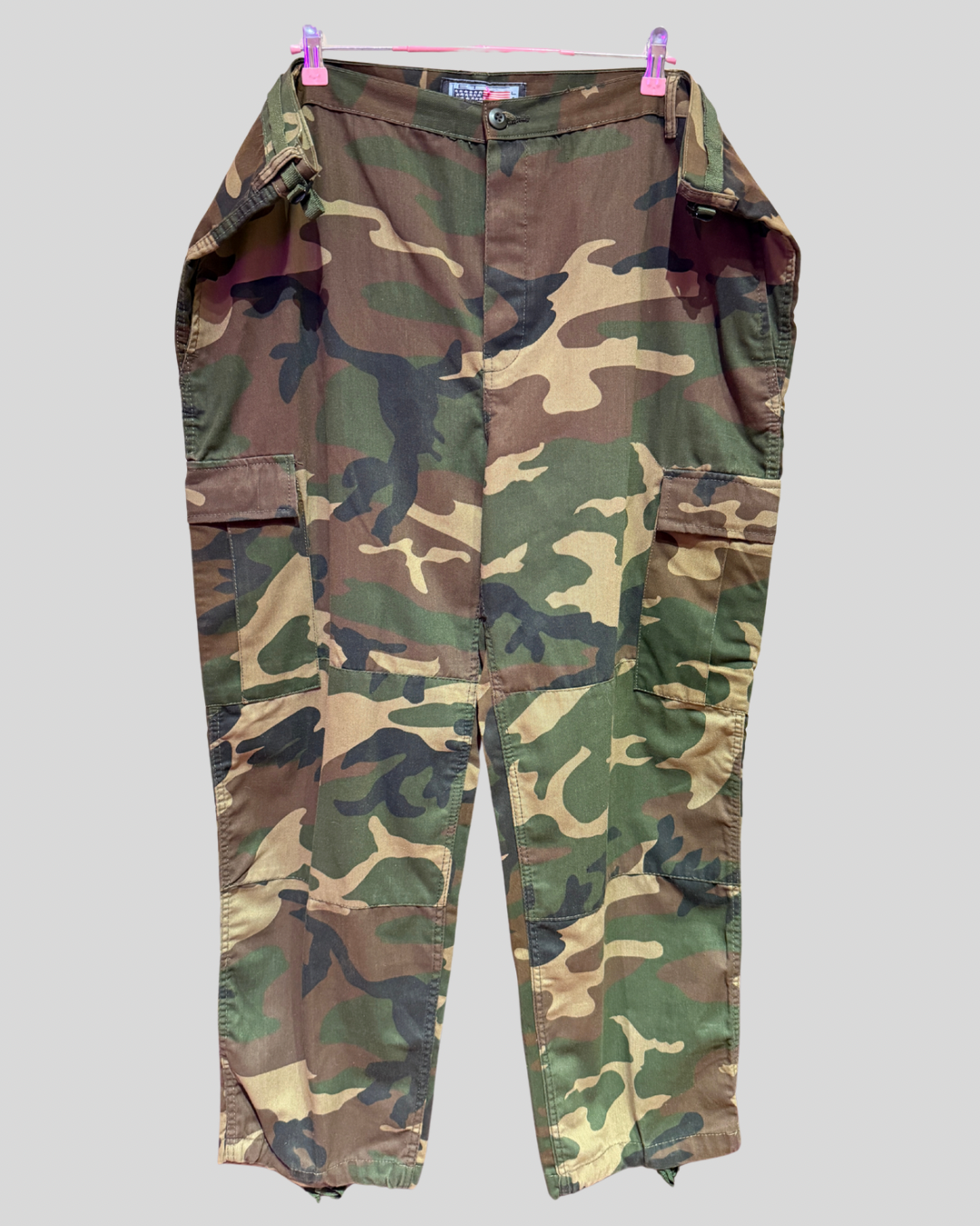 Vintage Jet Leg Camo Cargo Pants (3X)
