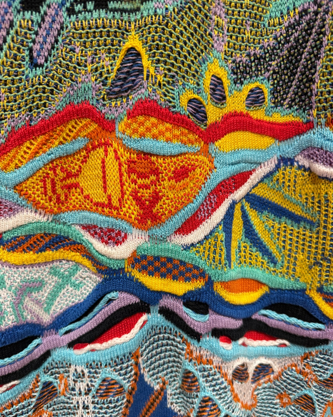 VINTAGE Coogi Multicolor Boat Motif Sweater (L)