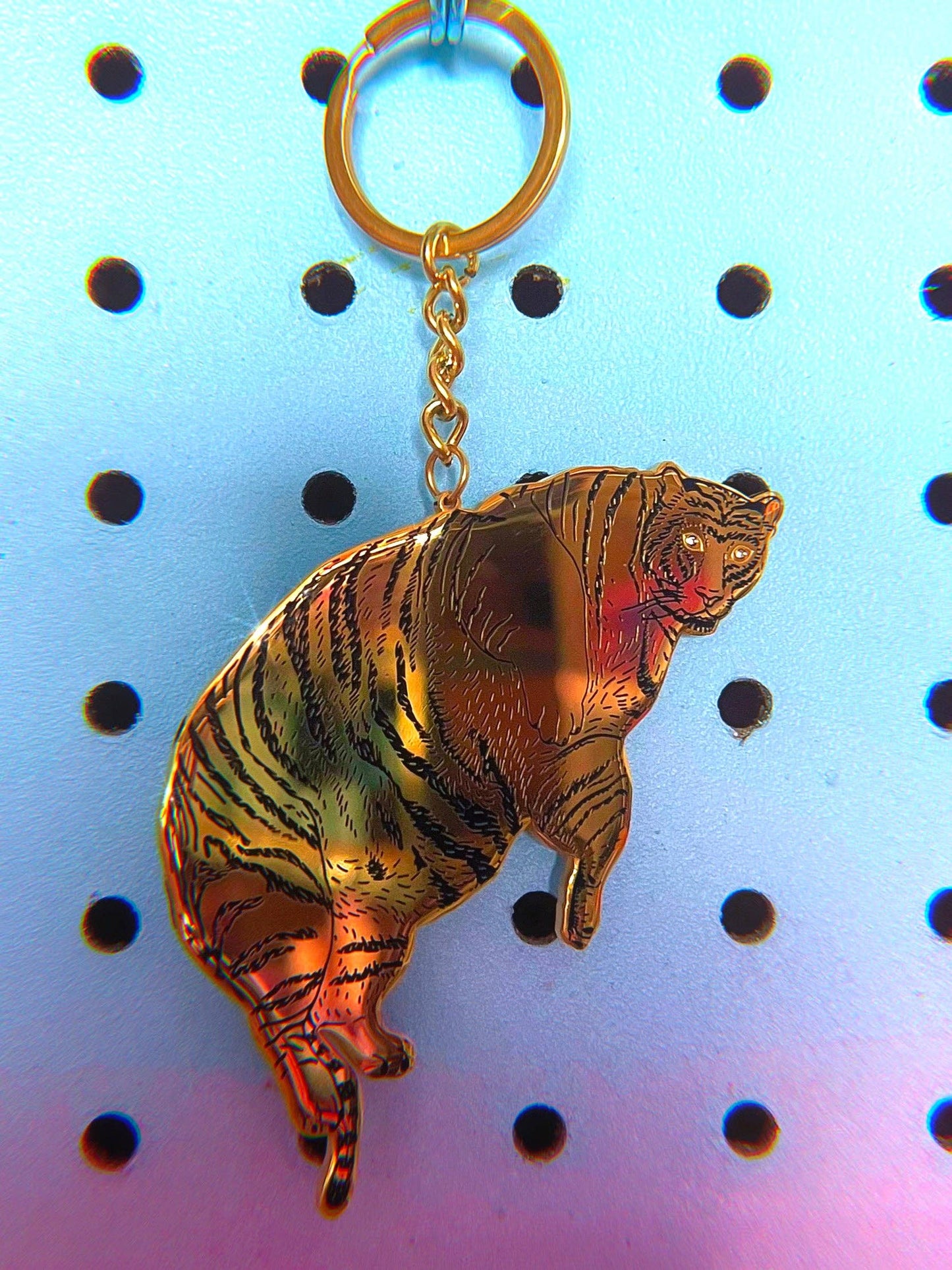 ReesaBoBeesa - Fat Tiger Keychain