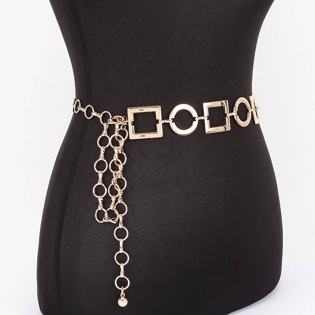 Metal Chain Plus Size Belt: GD