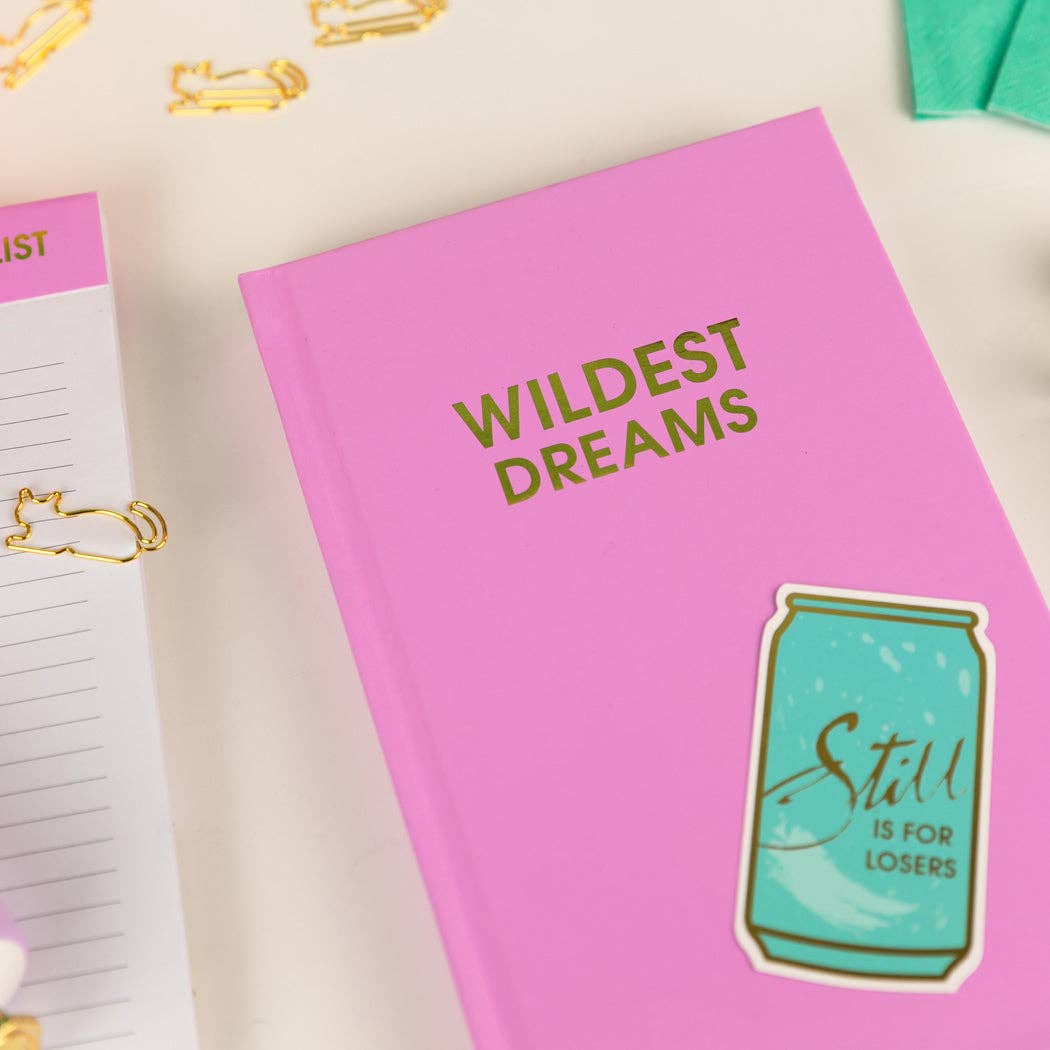 Wildest Dreams - Hardcover Daily Journal - Bright Lilac
