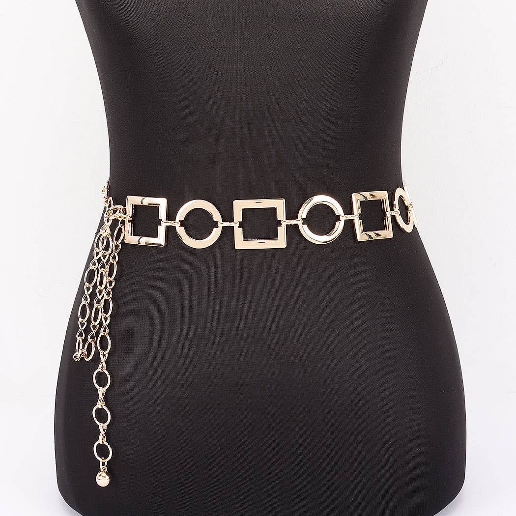 Metal Chain Plus Size Belt: GD