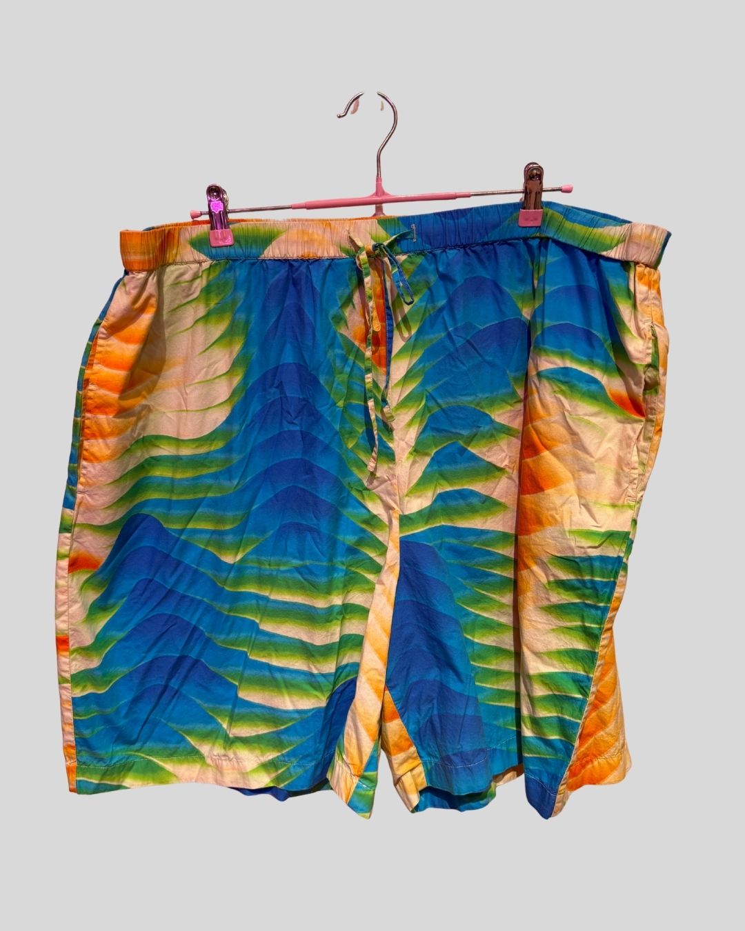 Mscrissy the drop orange and blue shorts (2X)