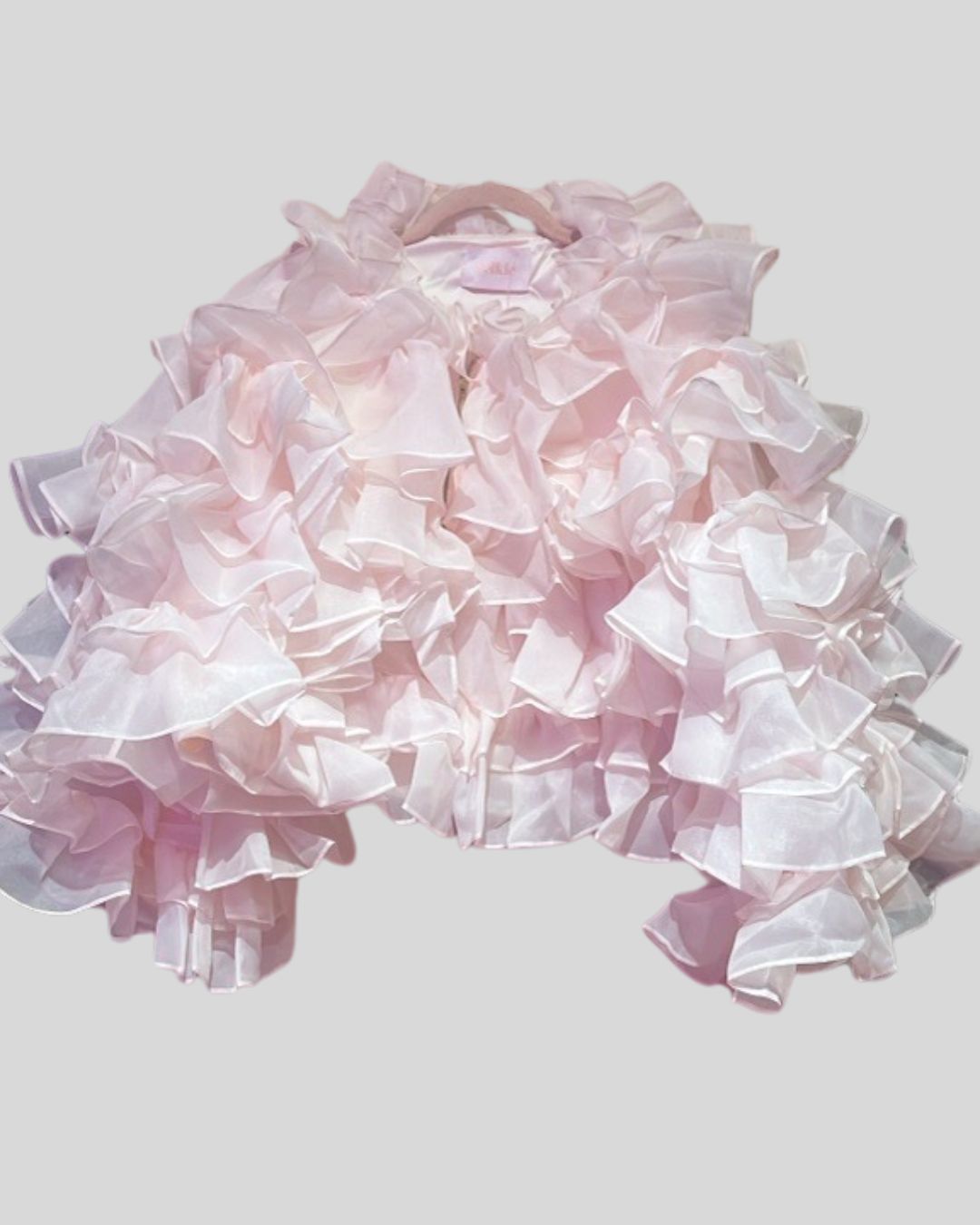 Selkie pink ruffle jacket (3X)