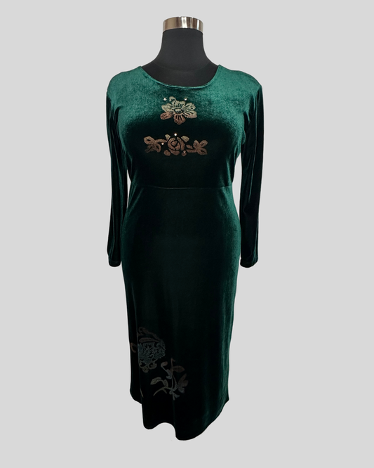 Vintage Nina Piccalino Velvet Dress (14)
