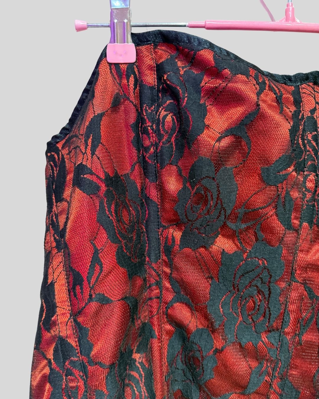 Daisy Corsets Red Lace Corset (5X)