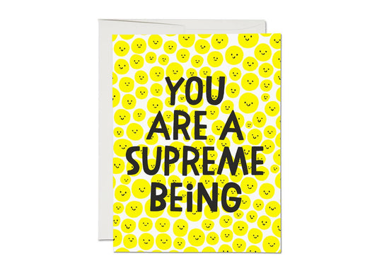 Supreme Being Greeting Card