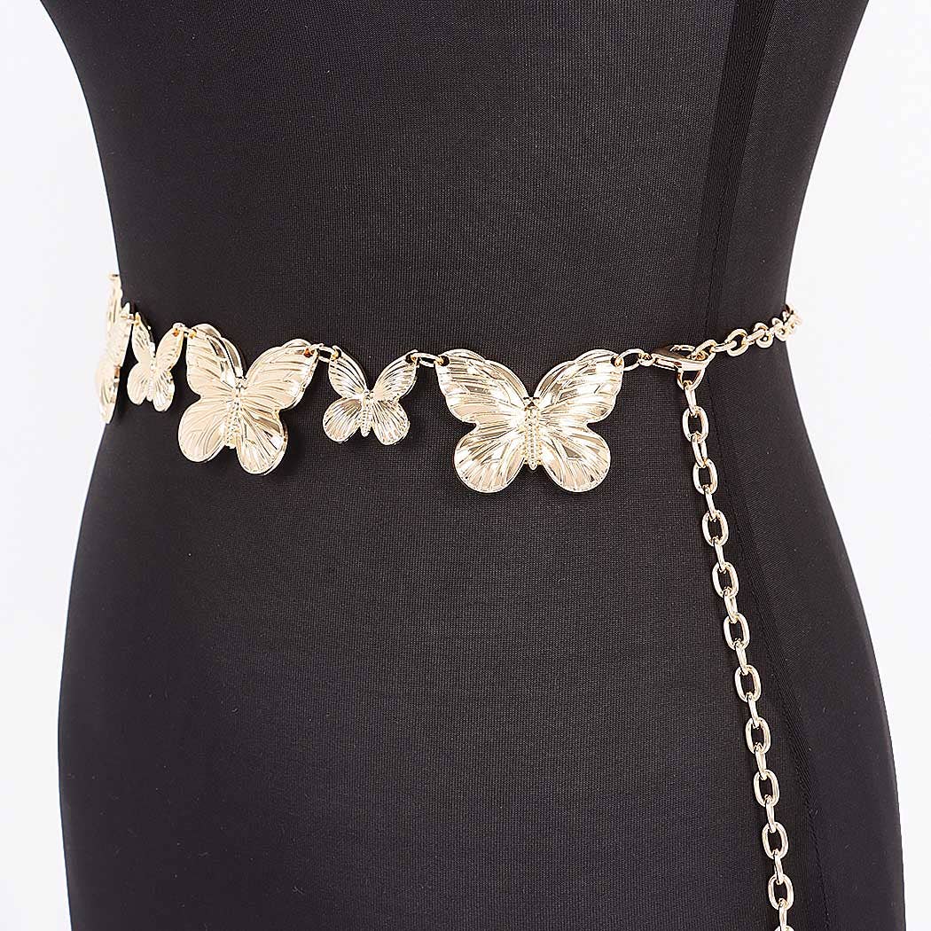 Multi Butterfly Chain Belt: GD