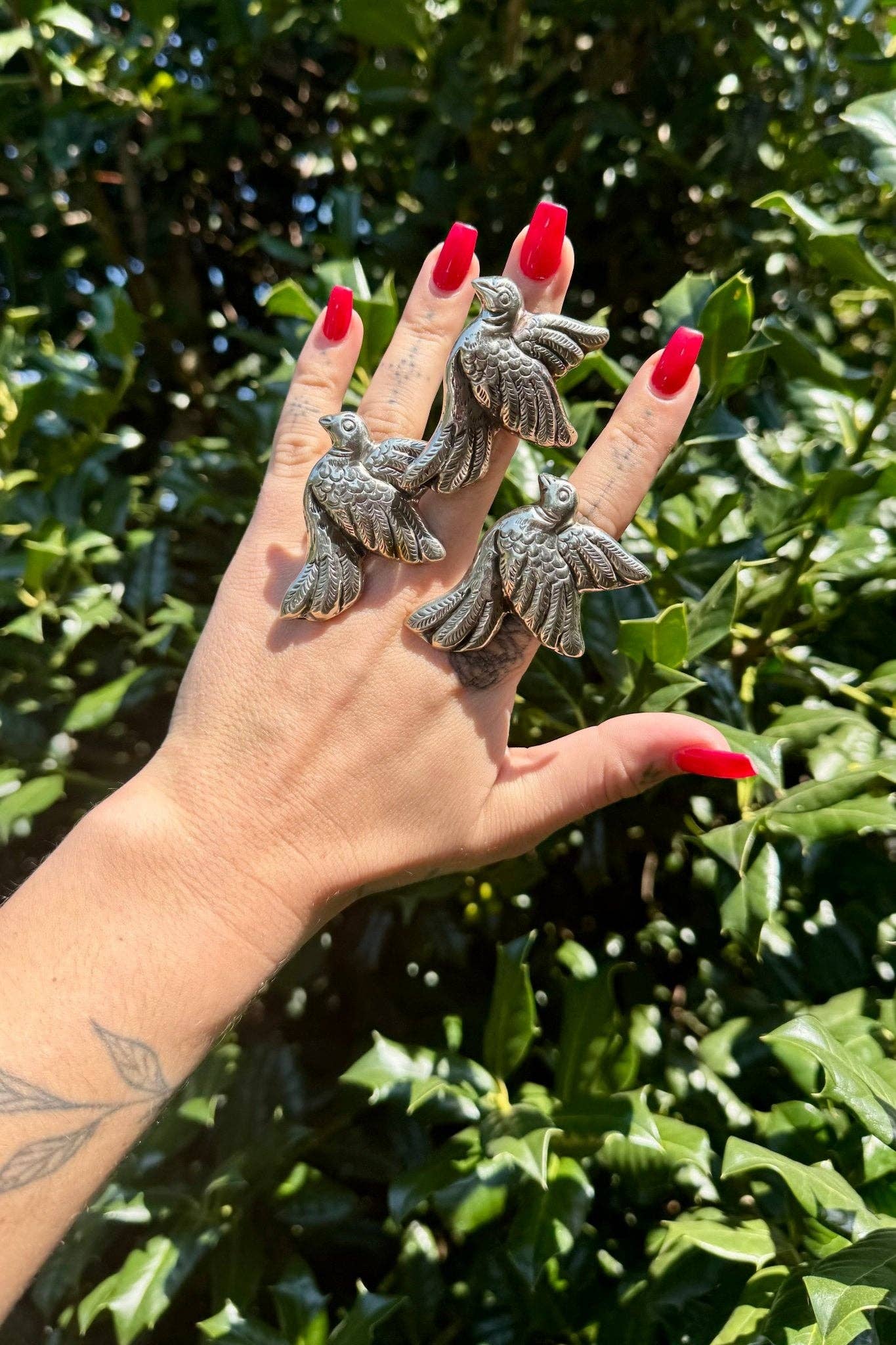 Doves in Flight Ring
