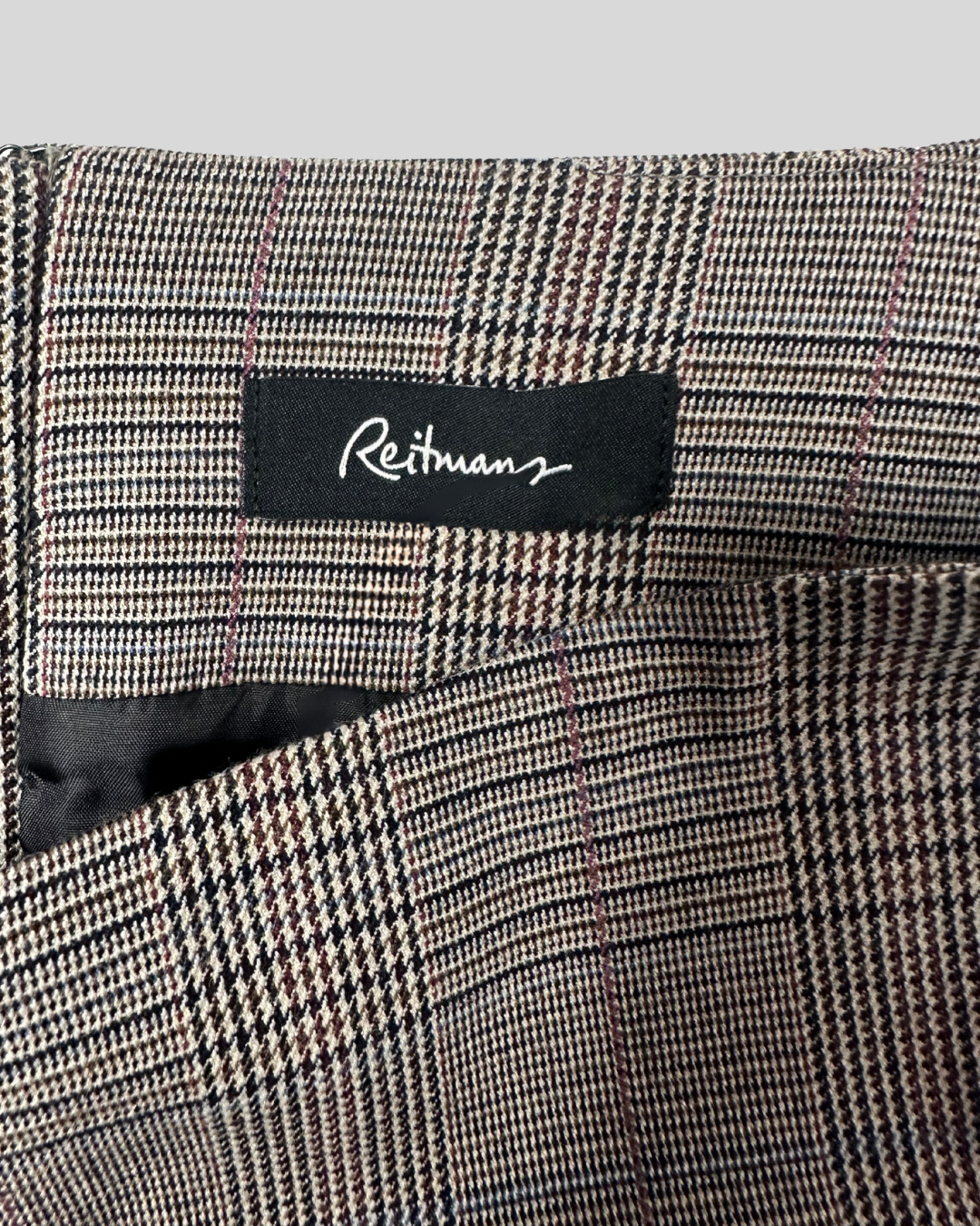 Reitmans Plaid Mini Skirt (12)