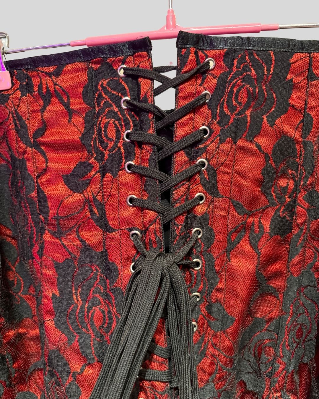 Daisy Corsets Red Lace Corset (5X)
