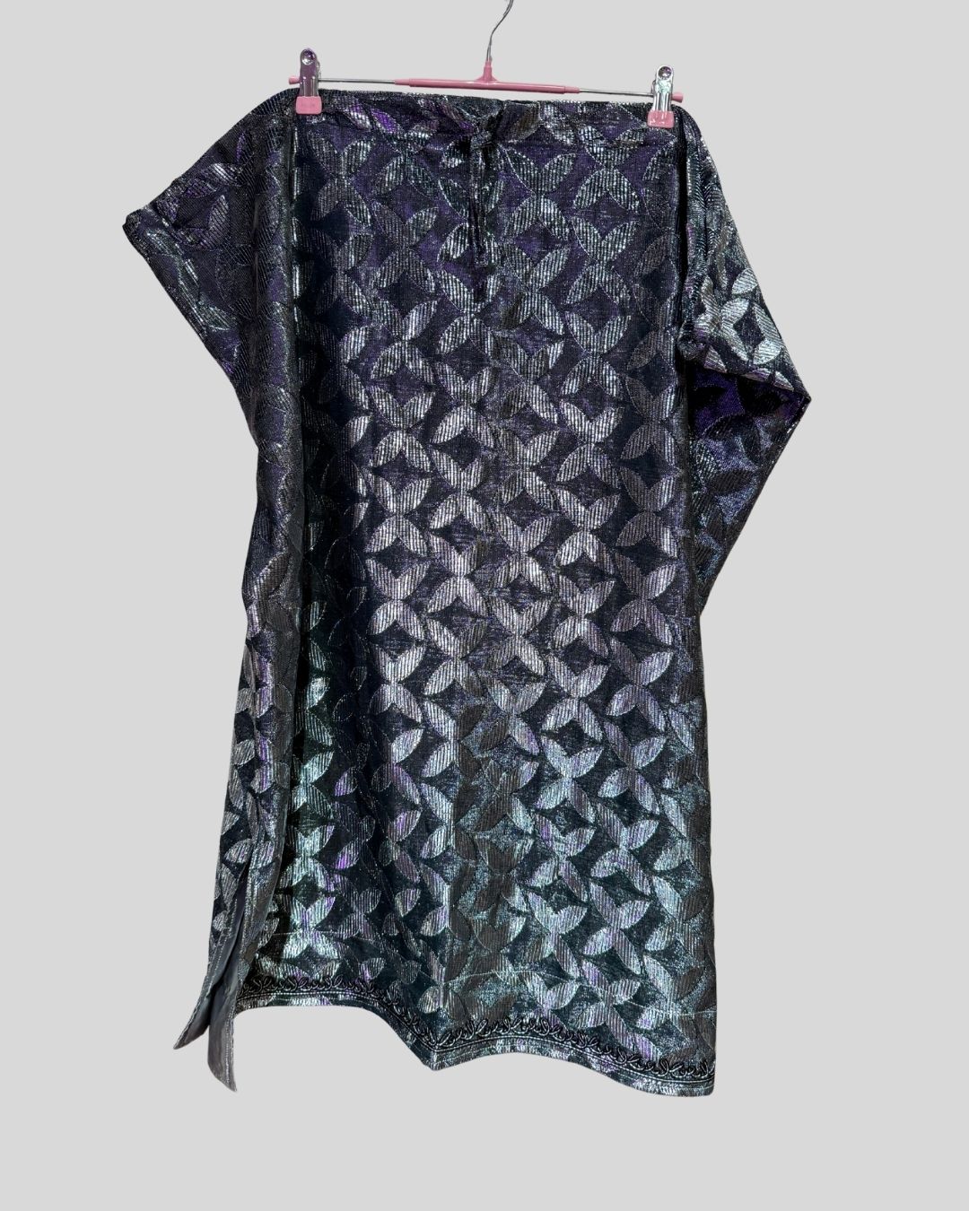 VINTAGE UNBRANDED Silver skirt (4X)