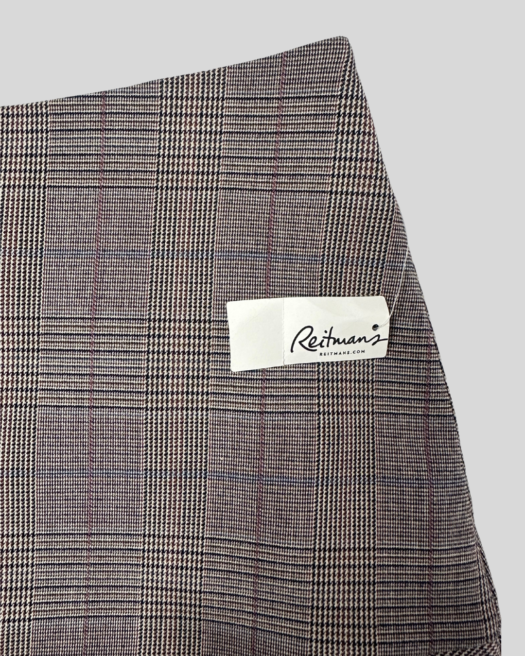Reitmans Plaid Mini Skirt (12)