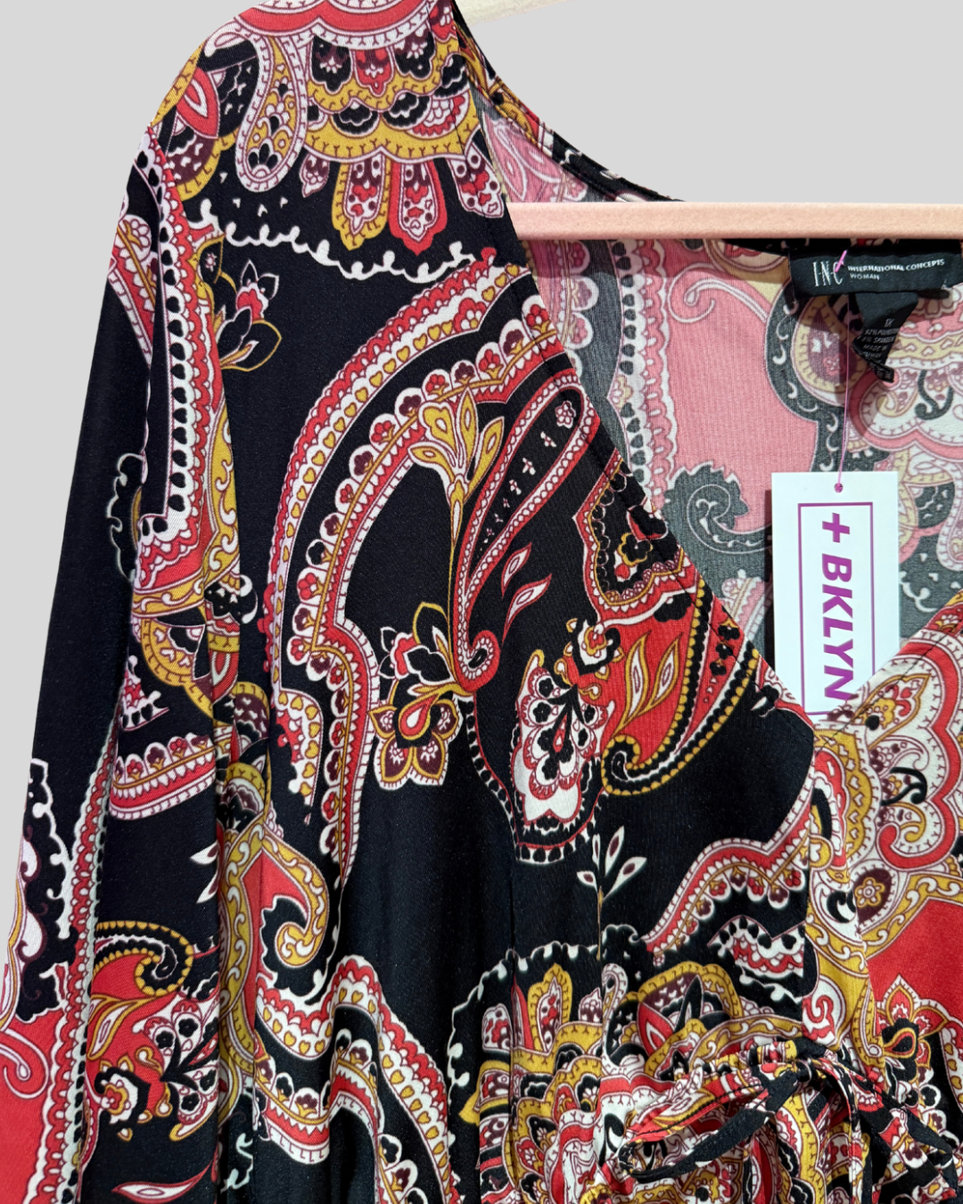 INC Boho Paisley Dress (1X)