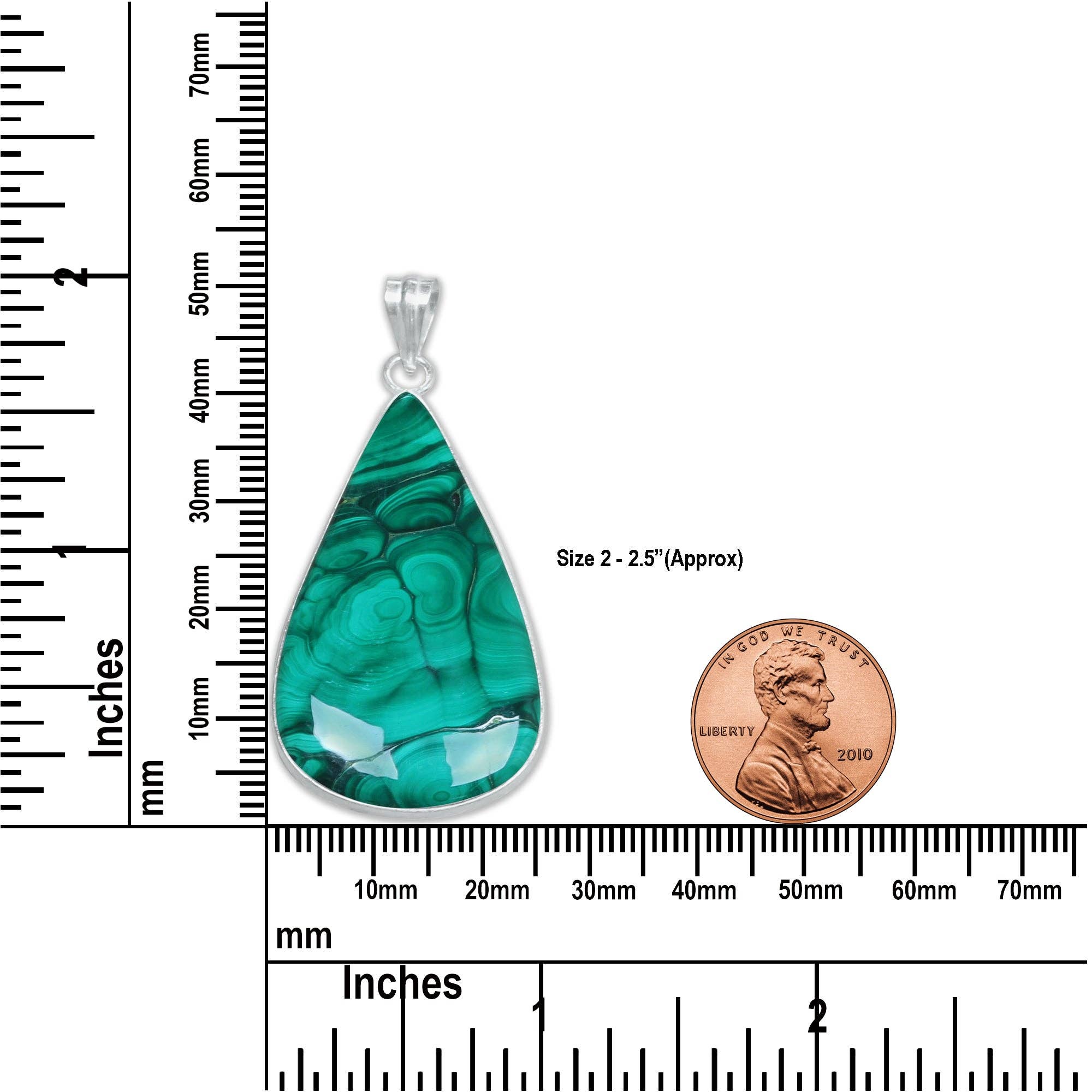 Malachite Minimalist Pendants – Silver-Plated, Handmade, Rich Green | Wholesale: 5 Pendants