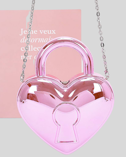 Metallic Acrylic Bag in Pink