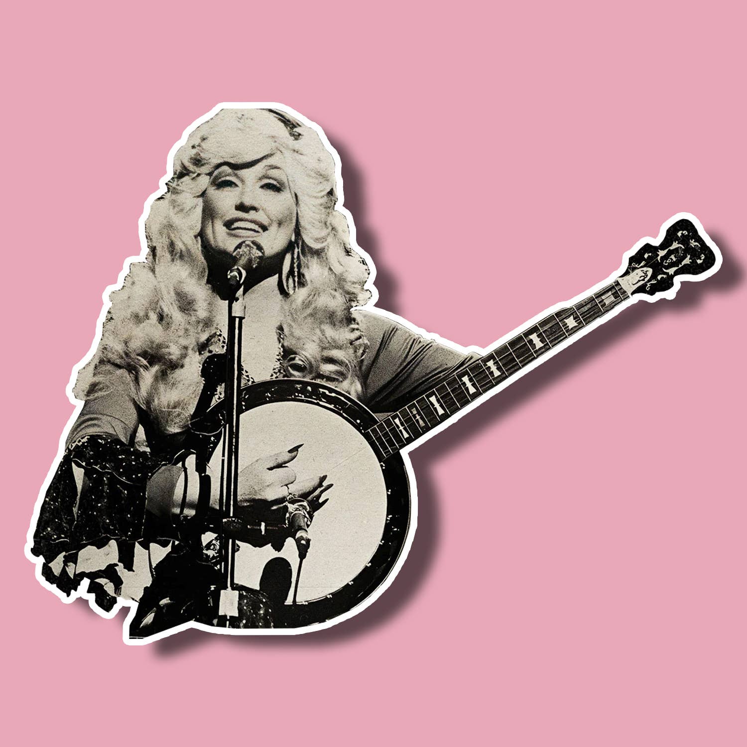 Dolly Parton Die Cut Vinyl Sticker